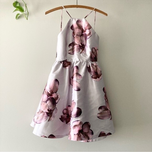 Lulus botanical bliss floral halter backless dress S - Picture 3 of 6